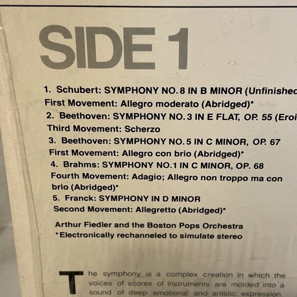 Great Moments Of Music Volume 1, The Symphony (Vinyl, 1980) Time Life Records - Picture 4 of 9